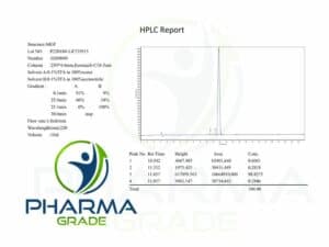 MGF_Pharmagrade HPLC Certificate